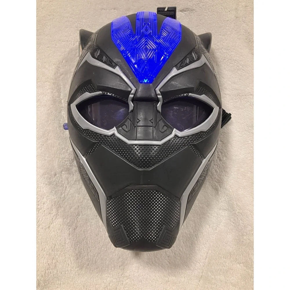 Hasbro Marvel Black Panther Vibranium FX Light Up Mask 2017 Electronic Works